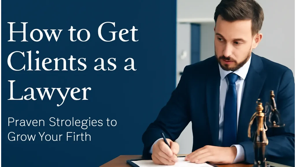 How to Get Clients as a Lawyer – Proven Strategies to Grow Your Firm