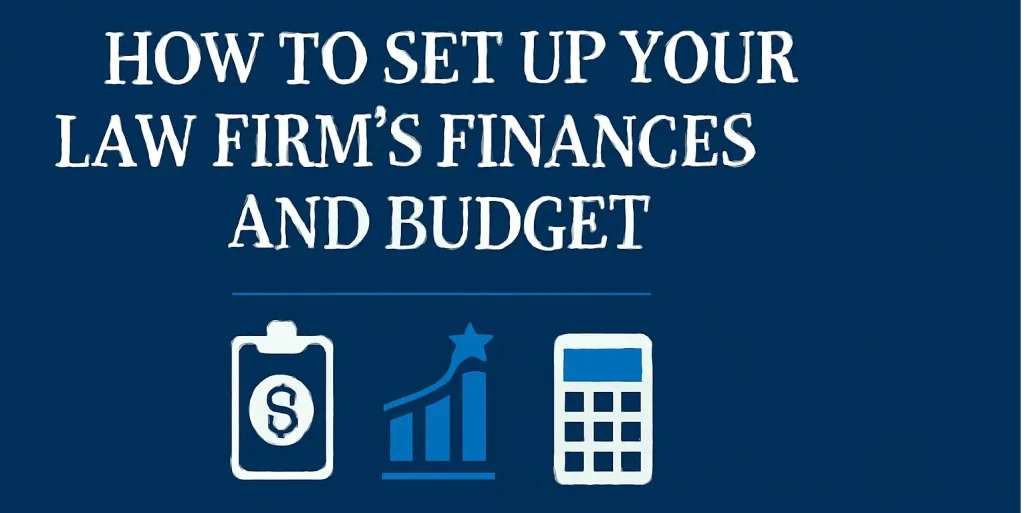 How to Start a Law Firm - A Complete Guide for New Lawyers - Image How to Set Up Your Law Firm's Finances and Budget