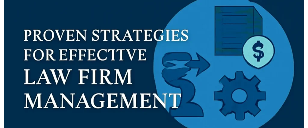 Proven Strategies for Effective Law Firm Management