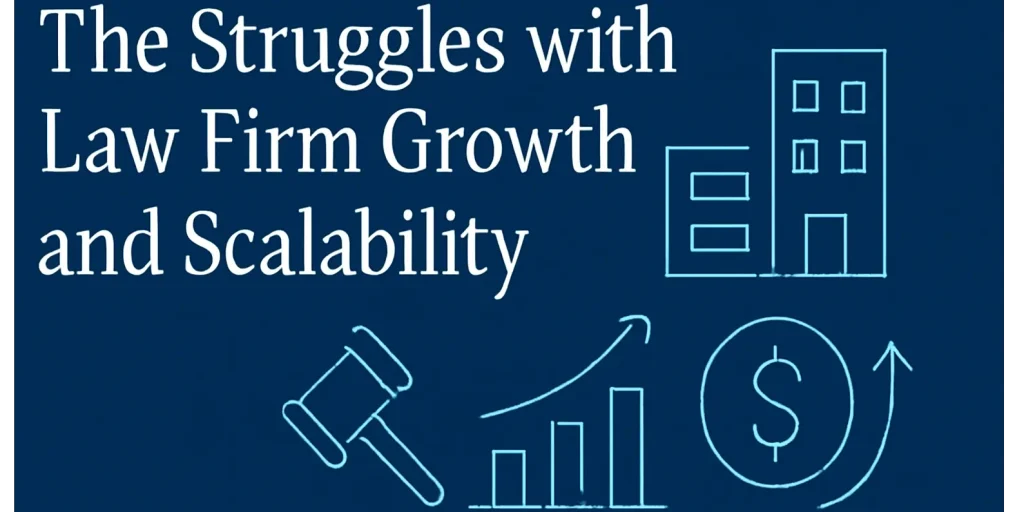 What Is the Biggest Problem Facing Law Firms Today? - Image The Struggles with Law Firm Growth and Scalability